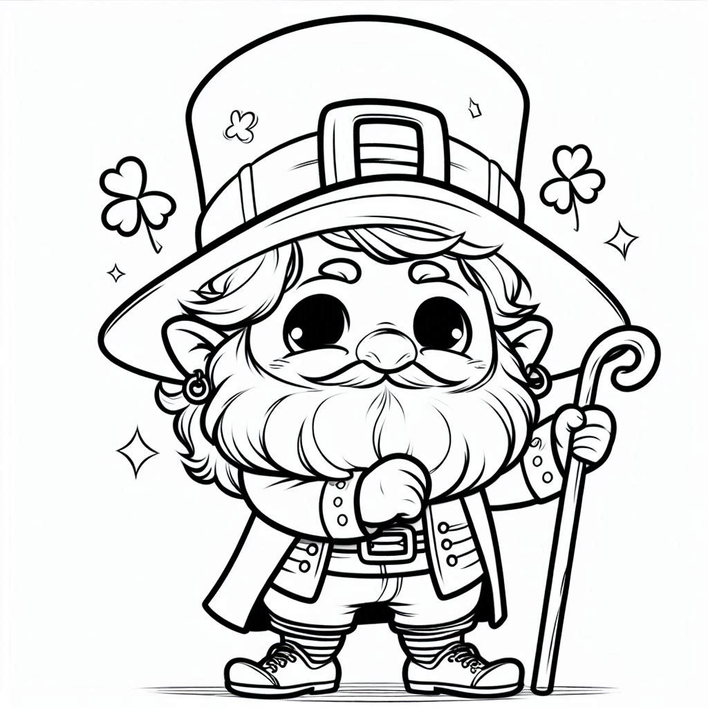 schattig-kleurplaat-kawaii-mooi-leprechaun.jpg