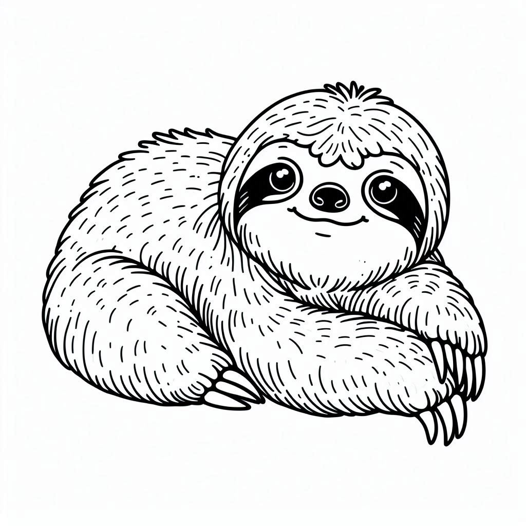 gratis-mooi-kleurplaat-schattig-kawaii-luiaard.jpg