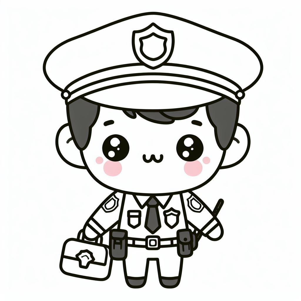kawaii-schattig-kleurplaten-politie.jpg