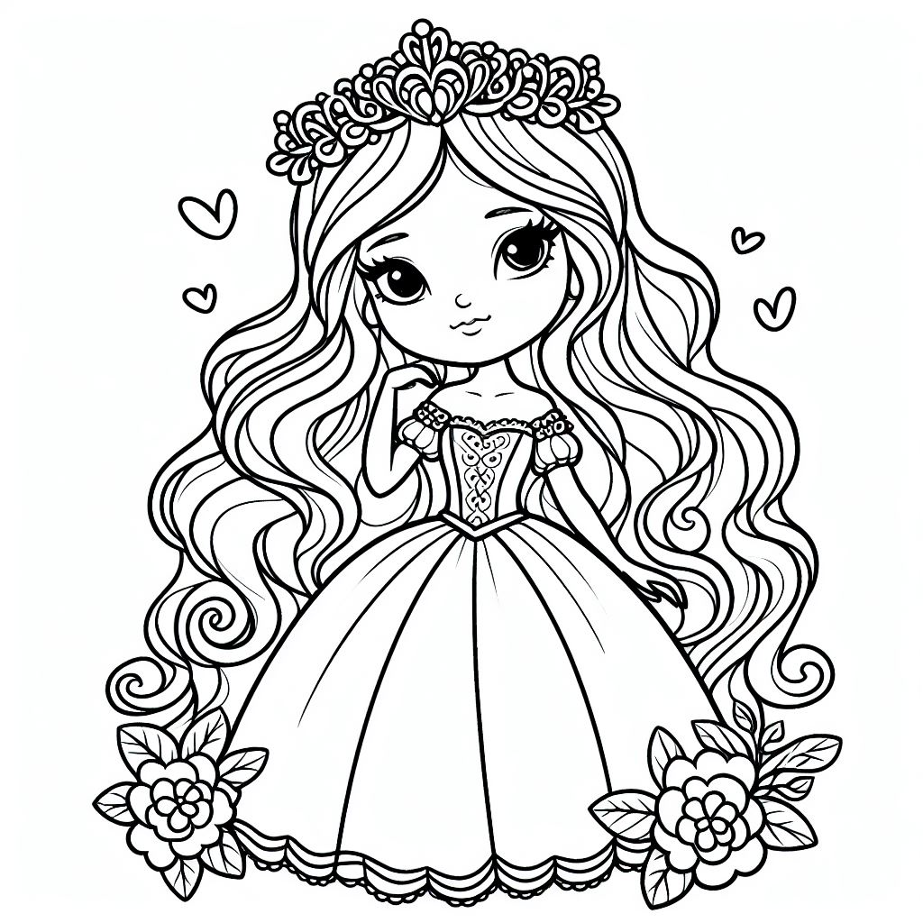 kleurplaten-mooi-prinsessen-afdrukken-kawaii-schattig.jpg