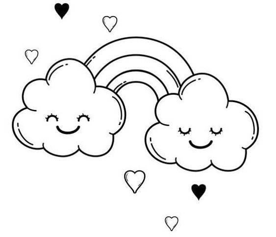 mooi-schattig-kawaii-kleurplaten-regenboog-afdrukken.jpg