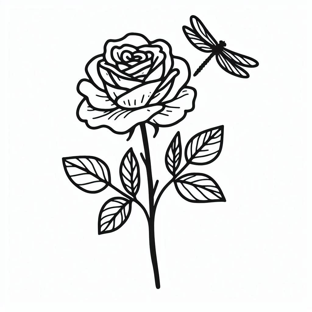 mooi-kleurplaten-afdrukken-roos-gratis-schattig-downloaden.jpg