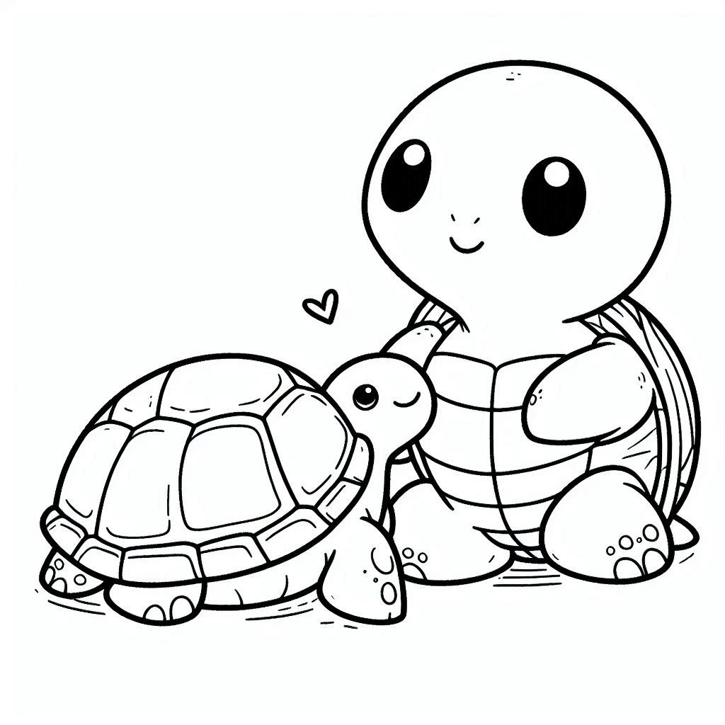 kawaii-gratis-schattig-kleurplaten-schildpad-mooi.jpg