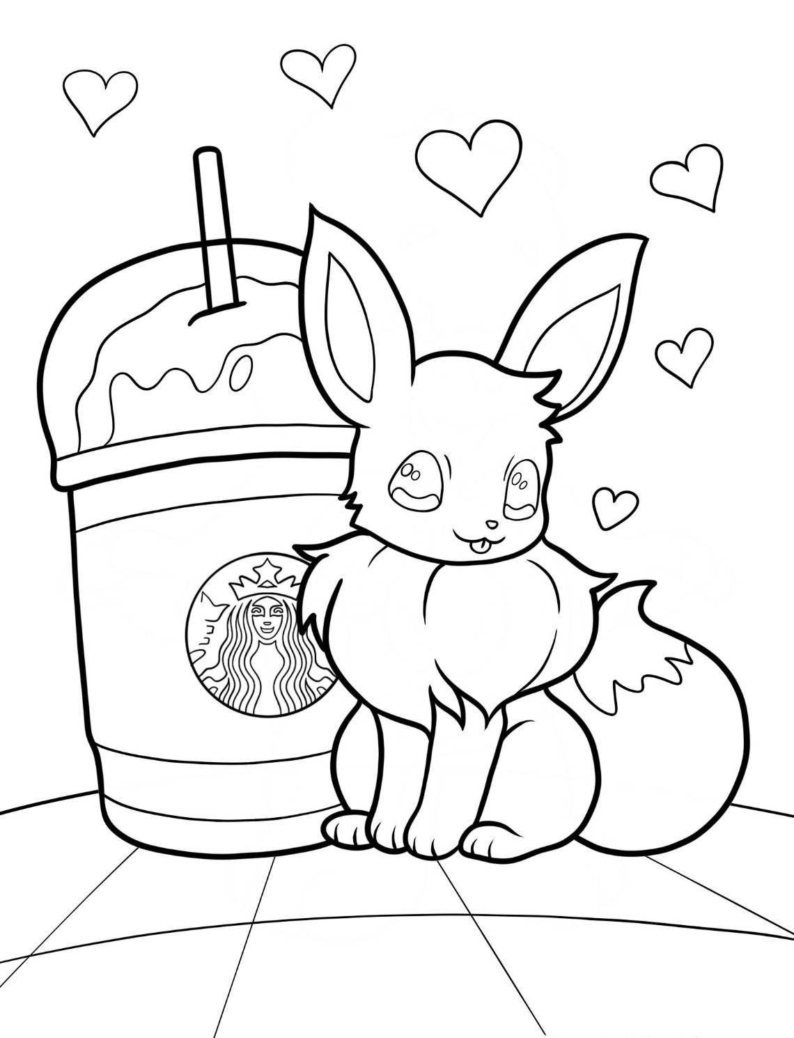 starbucks-schattig-kleurplaten-afdrukken-kawaii.jpg