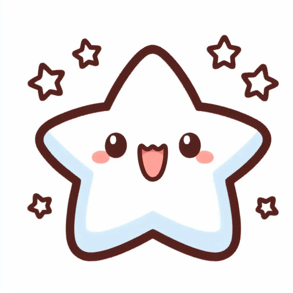 kawaii-schattig-sterren-kleurplaten-downloaden-afdrukken.webp