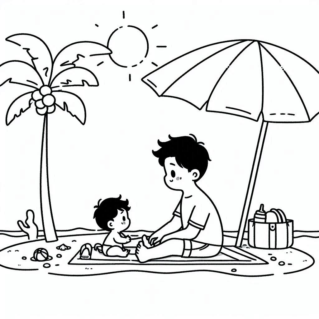 afdrukken-kleurplaten-mooi-downloaden-strand-kawaii-schattig.jpg