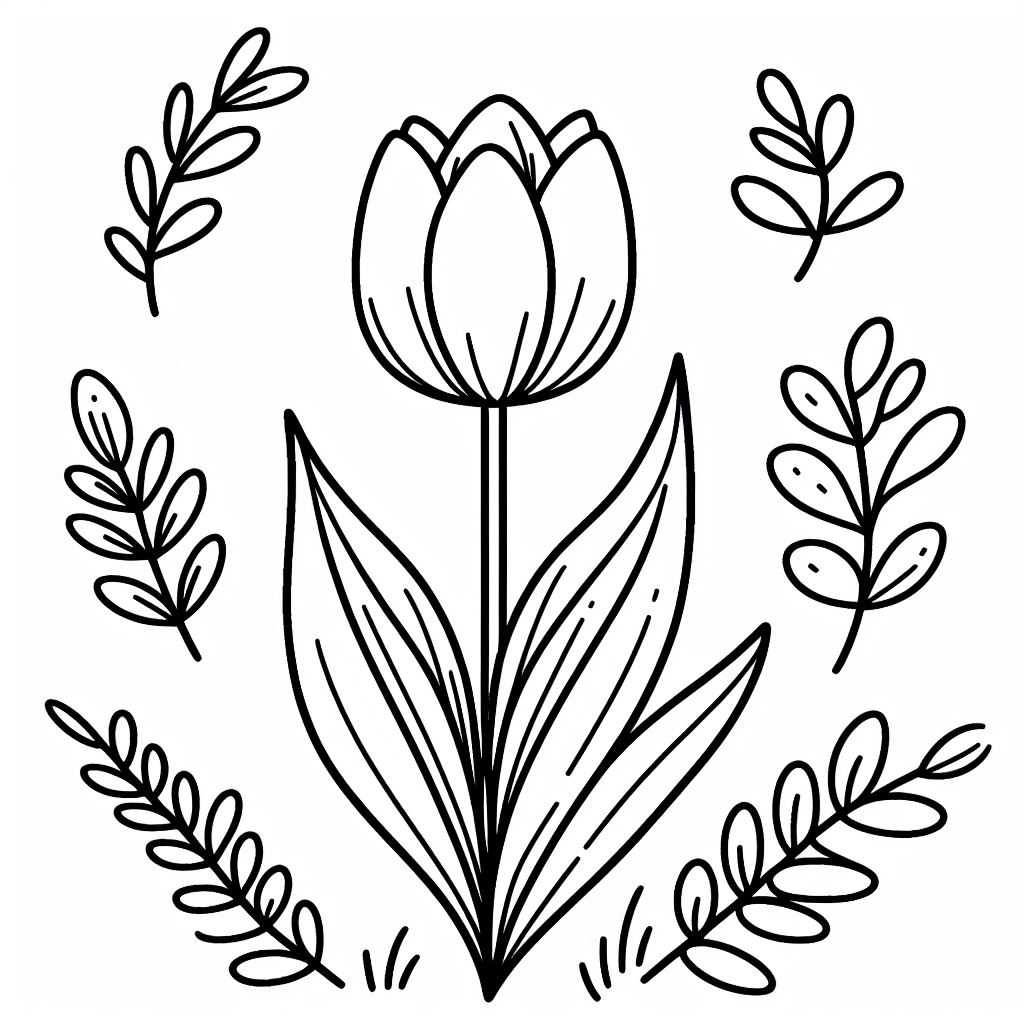 kleurplaten-schattig-afdrukken-tulp-downloaden-mooi-gratis.jpg